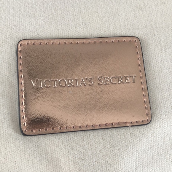 NWT. Victoria’s Secret canvas tote with rose gold - Picture 6 of 6